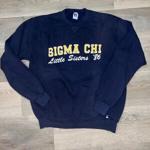 Vintage Sigma Chi Sorority 1986 Sweatshirt